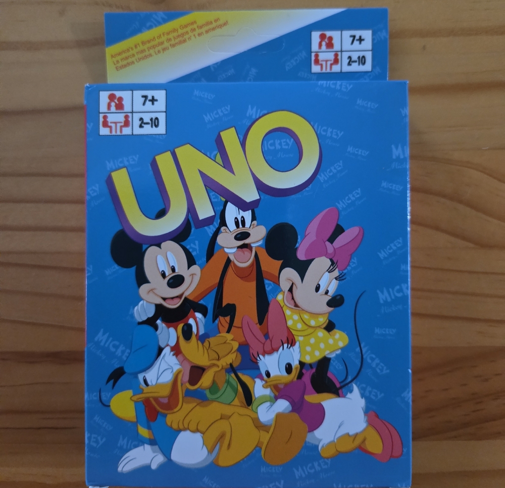 UNO Disney Character Card Game